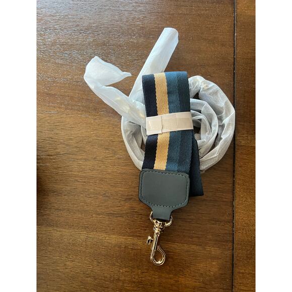 Genuine Leather Blue Purse Envelope Clutch Adjustable Straps - Picture 2 of 10